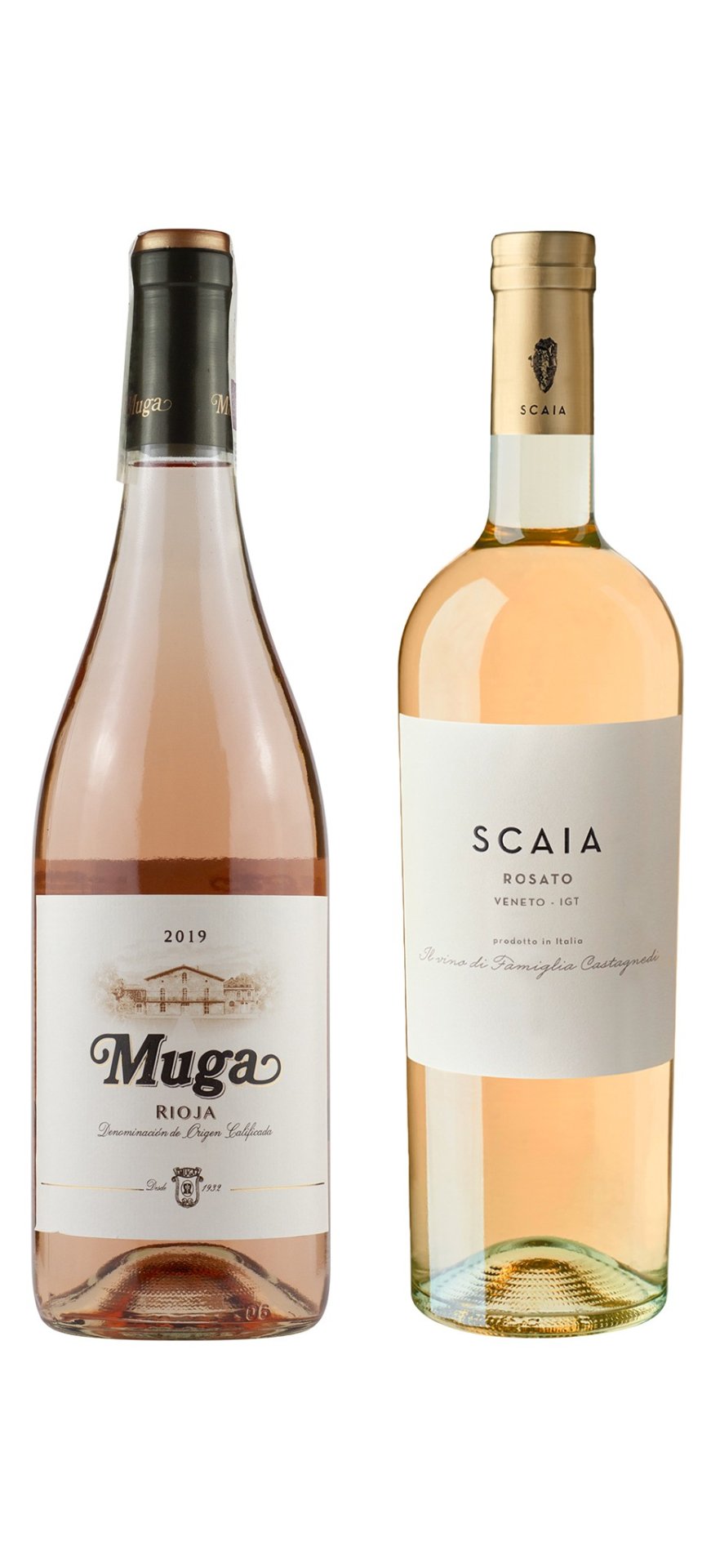 Bodegas Muga Rosado + Sant Antonio Scaia Rosato