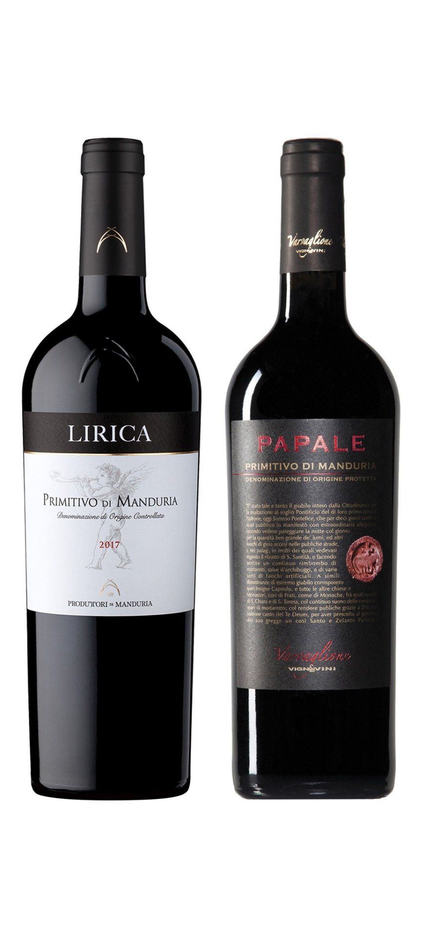 Lirica Primitivo di Manduria + Papale Primitivo di Manduria