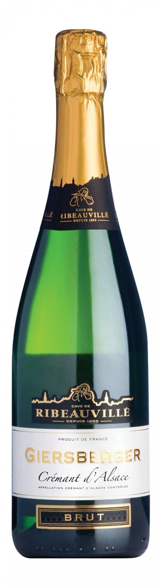 Cave de Ribeauville Cremant d'Alsace Giersberger Brut